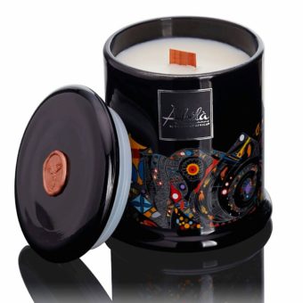 Rustic Wood & Cinnamon Perfume Candle 400g